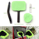 1pc Windshield Wiper Brush Microfiber Car Window Cleaner with Spray Bottle