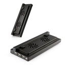 For Xbox One S Accessories Vertical Stand with Cooling Fan 3 Port HUB LED 3in1 Z