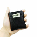 Men Women Soft PU Leather Coin Purse Wallet Bag Change Pouch Key Card Holder
