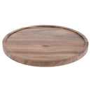 1pc Acacia Wooden Rotating Serving Tray Cake Dessert Plates Tableware M
