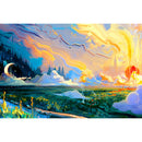 1000pcs DIY Picture Assembling Sun and Moon Jigsaw Puzzle Kids Adults Toys