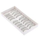 False Eyelashes--10 pairs Fiber Reusable False Eyelashes Eye Makeup