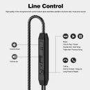Wired Headphone Headsets Earbuds Noise Isolating Portable In-The-Ear-Headph