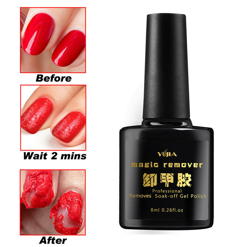 8ML Salon  Quick Polish Remover Gel Soak-Off Gel Nails Polish Lacquer