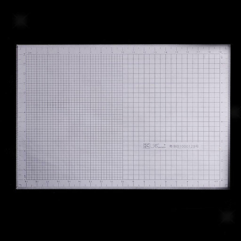 Acrylic Ruler Graph Scale Grid Ruler for Drawing Coordinate Science Supplies