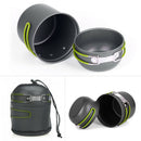 Folding Handles Space Saving Non-stick Practical Kitchen Tool Camping Pot Set