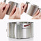 2Pcs/Set Adjustable Round Square Cake Fondant Mould Stainless Steel Cake Mo R7X4