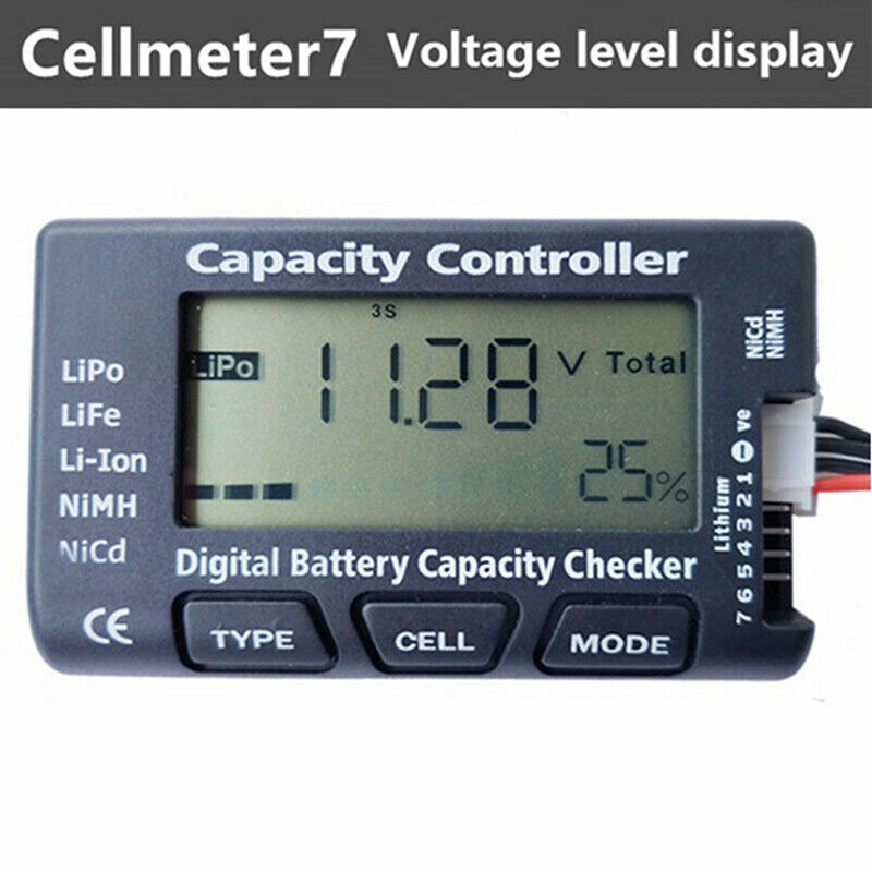Cellmeter7 Battery Display / Battery Function Test Table Voltage Displa@