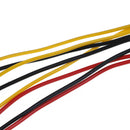 4pin to 3pin1 to 4 case cool fan power adapter converter with speed reduction