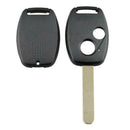 2 Buttons Remote Auto Car Key Fob Case Blank Key Shell for City Civic CR-V