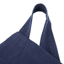 Soft Cotton Linen Apron with Double Front Large Size Pockets Solid Color Ha