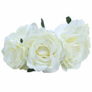 Women's Hawaiian Stretch Rose Flower Headband Floral Crown for Garland
