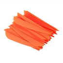 Arrows Vanes 4 Inch Plastic Feather Fletching for DIY Archery Arrows 50 Pac C4X2