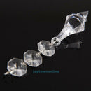 10pcs Clear Acrylic Crystal Beads Curtain Wedding Party DIY Hanging Decorations