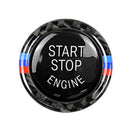 Engine Start Stop Button Replace Cover + Ring for BMW 320iÃ‚Â (Black Tircolor) A