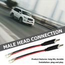 1 Pair Male Plug Single Diode Converter CablesÃ‚Â for H1 LED HID Headlight Bulb
