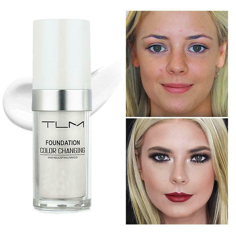 Colour Changing Foundation Make-up Base Nude Face Liquid Cover Concealer