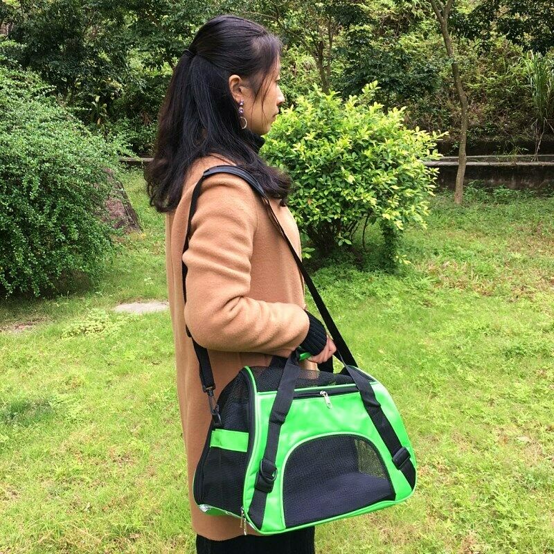 Portable Travel Pet Carrier For Cat Dog Backpack Carrying Handbag Small Dog R1L6