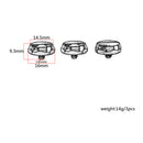 Premium Trumpet Valve Finger Buttons Repair Parts Set of 3, Shell