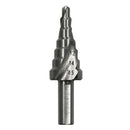2Pcs/set HSS Spiral Flute Step Core Cone Step Drill Bit 1/4 FGH
