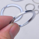 Bulk 10pcs Metal Key Holder Split Rings Keyring Keychain Accessories 25mm