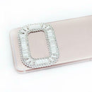 Rhinestone Square Craft DIY Jewelry Embellishment Component Finding Supply
