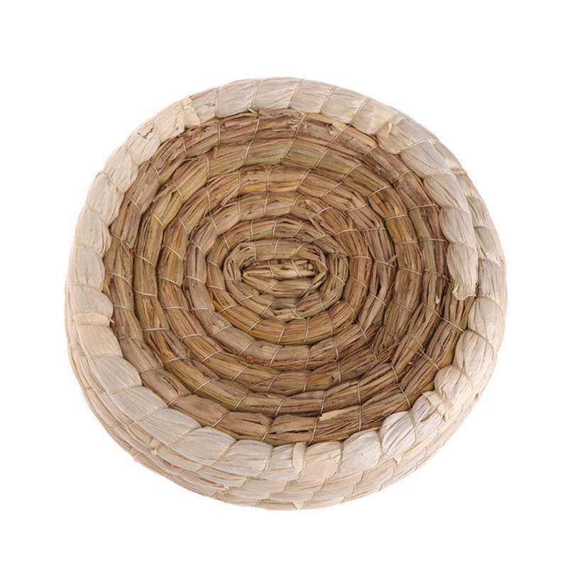 Handwoven Birds Nest Corn Leaves And Straw Incubation Bed Courtship Breedin Q8V9