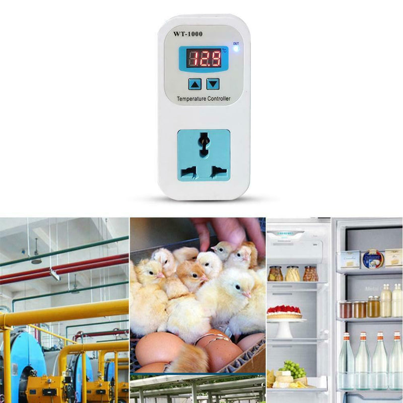 110-220V Digital Thermostat Regulator Temperature Controller Socket Outlet