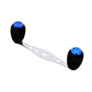 2pcs Aluminum Alloy Fishing Reel Handle Replacement for Baitcasting Blue