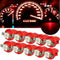 10X LED T5 B8.5D 5050 1SMD Dashboard Dash Gauge Instrument Interior Light Bulbs
