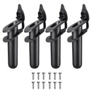 4 Pcs Embedded Fishing Boat Bracket With Cap Cover Gasket For Kayak Boat Ca