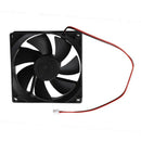 Black Plastic Square 9025 90 x 90 x 25mm DC 12V 0.25A Cooler Fan B2W7