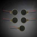 5X DC 3V Pager Cell Phone Mobile Coin Flat Button 1030 Vibration Micro Motor New