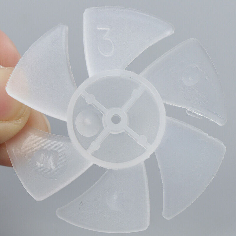 1 Pcs Small Power Mini Plastic Fan Blade 6 Leaves For Hairdryer MotorA Ew