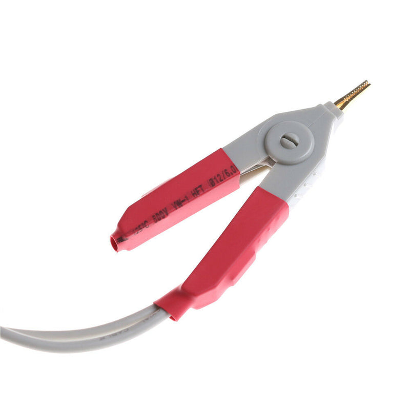 2x LCR Meter Low Resistance Clip Leads Banana Plug For Terminal Kelvin Test 3C