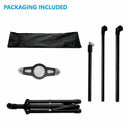 For iPad and Tablet Tripod Stand, Universal Adjustable 360 Rotating Tripod