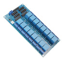 16 Road/Channel Relay Module with LM2576 Power Supply with Light Coupling f