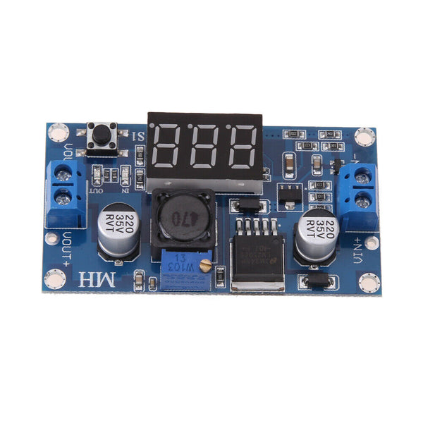 DC-DC Digital Boost Step-up Voltage Converter LM2596s 4-40V with Voltmeter A#S