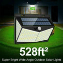208 LED Waterproof Solar Power PIR Motion Sensor Wall Light Lamp Garden New Z9Q6