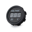 12V 24V Car Marine Motorcycle LED Digital Voltmeter Voltage Meter Battery Gauge