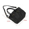 Women's Shoulder Bag in imitation leather Satchel Cross Body Tote Bag (Blac D2S3