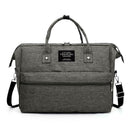 Mommy Travel Shoulder Crossbody Handbags Large Maternity Nappy Bags (Grey) A