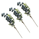 3Pieces Artificial Berries Fruit Flowers with Stem for Wedding Home Flower