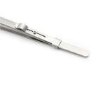 Adjustable Anti-static Stainless Steel Straight Tip Jewelry Tweezer Slide Lock~Z