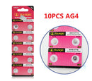 Lots 10Pcs 1.55V SR626SW 377 V377 177 L626 AG4 SR66 Button Coin Cell Battery Hot