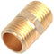 Solid Brass 1/4" PT Male Thread Water Hose Pipe Straight Connector