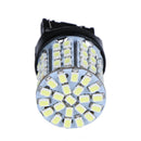 2X T20 W21W 7443 7440 LED 64-SMD 1206 Tail Stop Brake Light Bulb Lamp White