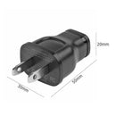 Direct Charging DC 5V 1A USB Charger Adapter Cable Connector (Black US)