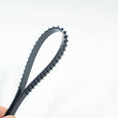 10pcs 10mm/0.4" Black Plastic Plain Flexible Alice Hair Bands Headbands