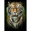 5D DIY Full Drill Diamond Painting Tiger Embroidery Mosaic Craft Kit (W584)
